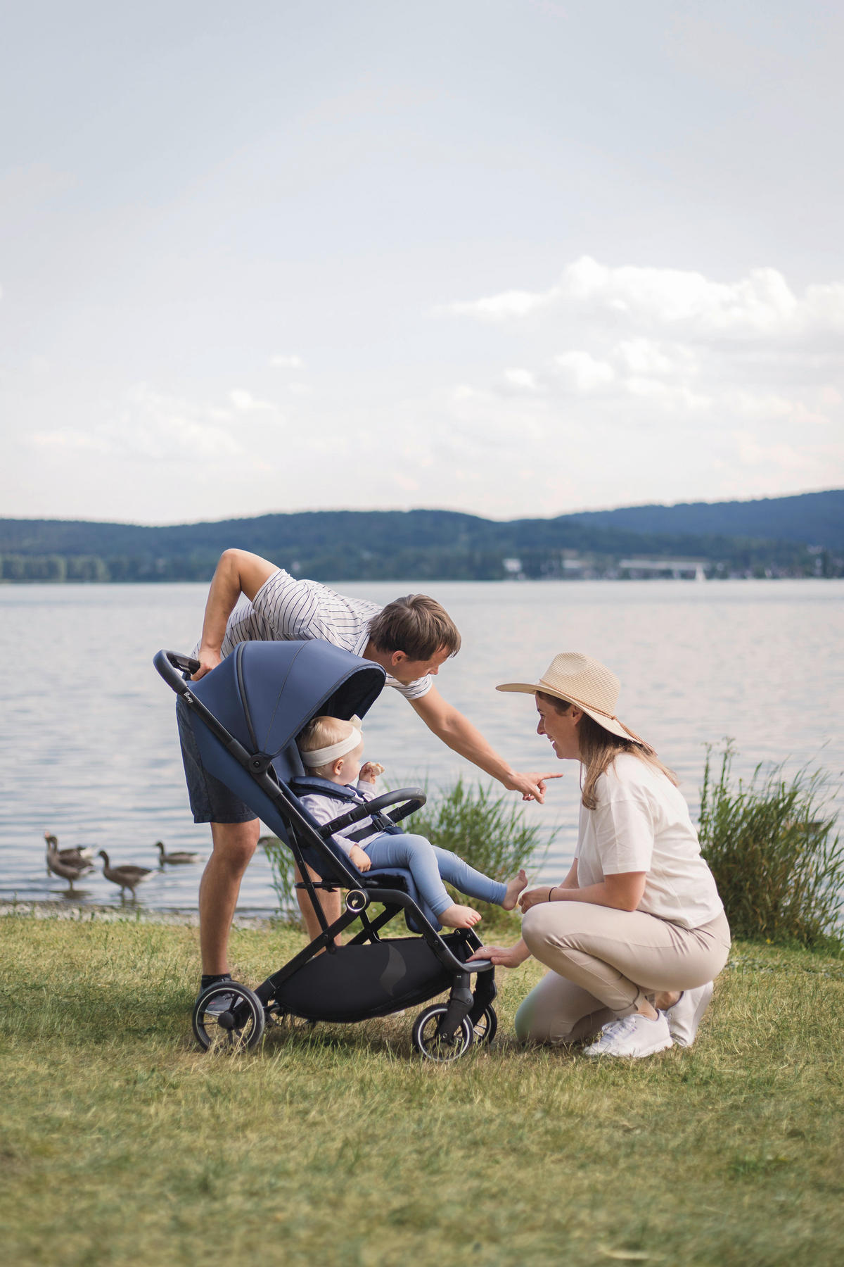 BUGGY Boogy 2 Cobalt  - Schwarz/Dunkelblau, Basics, Textil/Metall (51/105/84,5cm) - Osann