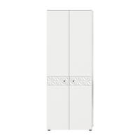 GARDEROBENSCHRANK  in 70,2/192/34,8 cm  - Schwarz/Weiß, Design, Holzwerkstoff/Kunststoff (70,2/192/34,8cm) - MID.YOU