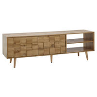 NÍZKÁ KOMODA, hnědá, 160/51/40 cm - hnědá, Moderní, dřevo/kompozitní dřevo (160/51/40cm) - MID.YOU