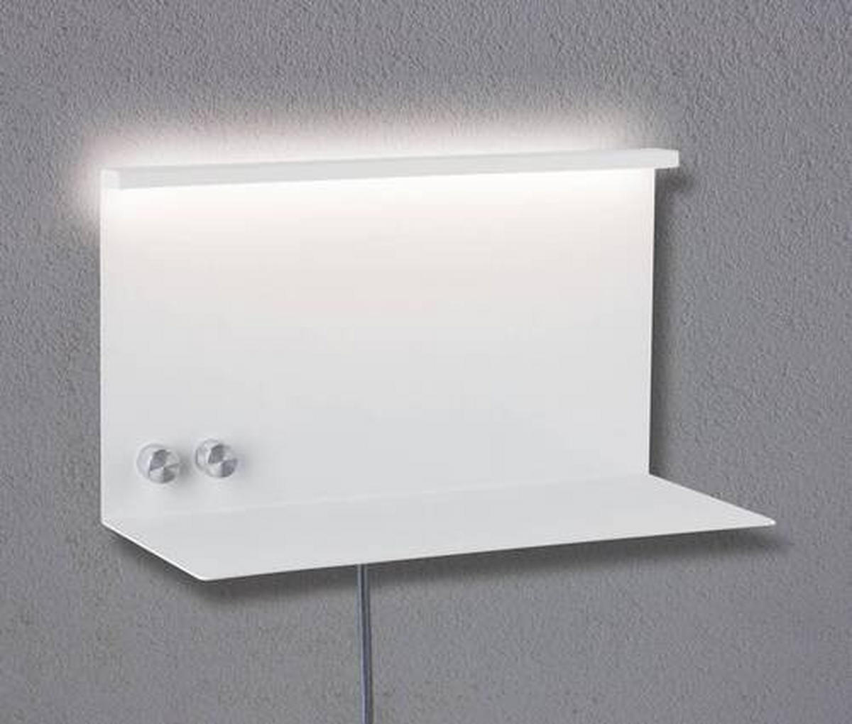 LED-WANDLEUCHTE 35/20 cm   - Weiß, Design, Metall (35/20cm) - Paulmann