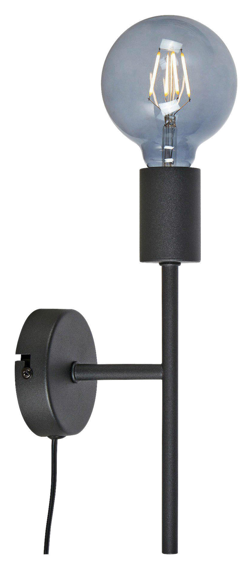 WANDLEUCHTE Cielo 10/26,5 cm   - Schwarz, Basics, Metall (10/26,5cm) - Markslöjd