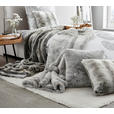FELLDECKE SILBERFUCHS 150/200 cm - Silberfarben, KONVENTIONELL, Textil/Fell (150/200cm) - Novel