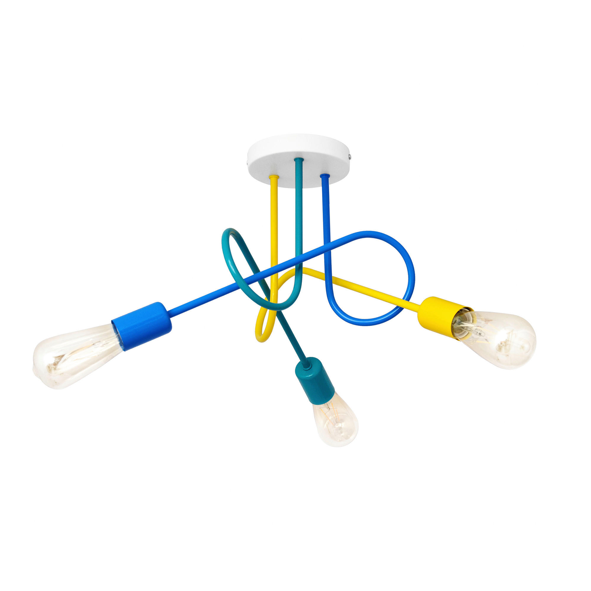 KINDERDECKENLEUCHTE 45/45/30 cm   - Multicolor, LIFESTYLE, Metall (45/45/30cm)