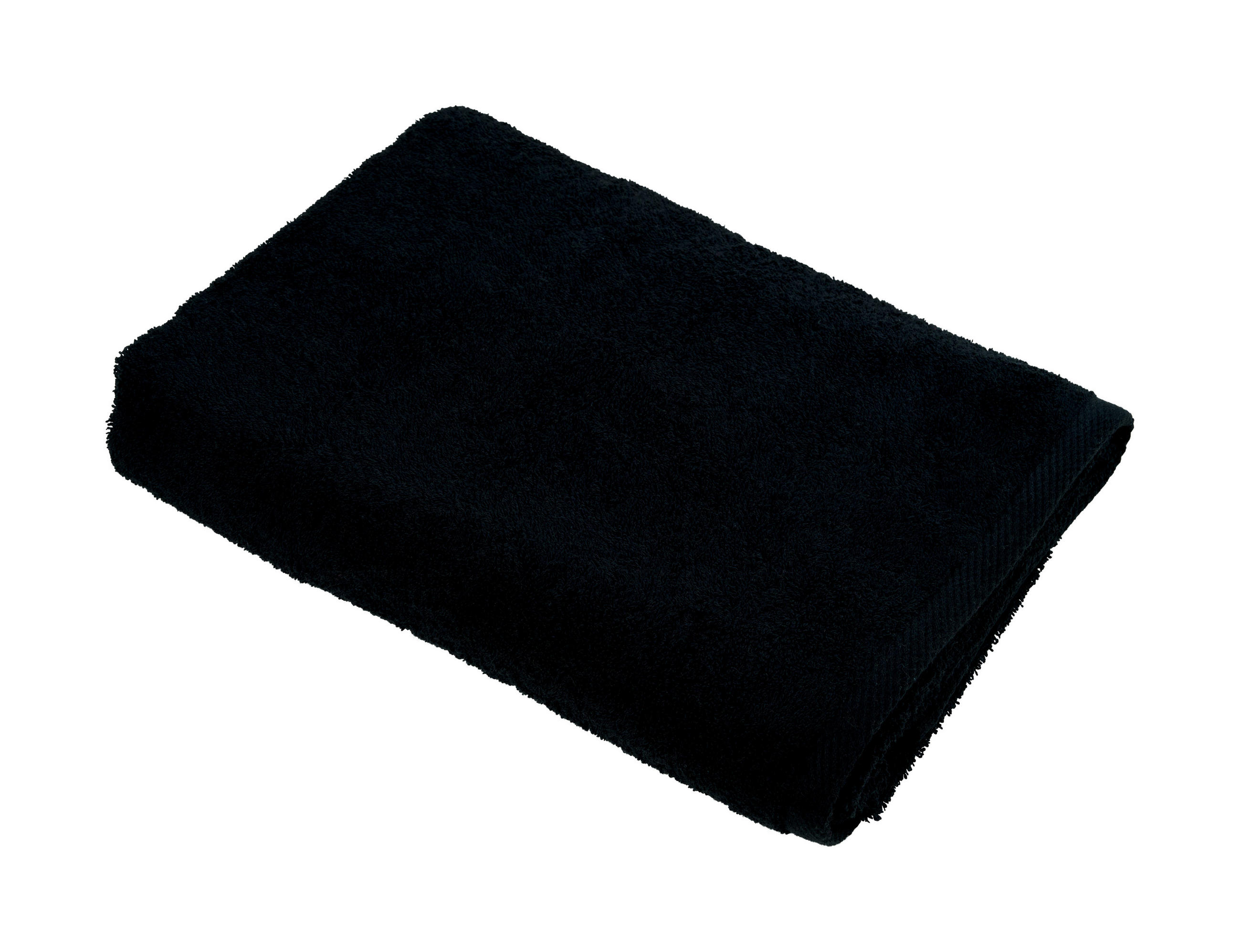 DUSCHTUCH Palma 70/140 cm  - Schwarz, Basics, Textil (70/140cm) - Esposa