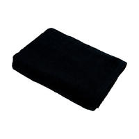 DUSCHTUCH Palma 70/140 cm  - Schwarz, Basics, Textil (70/140cm) - Esposa