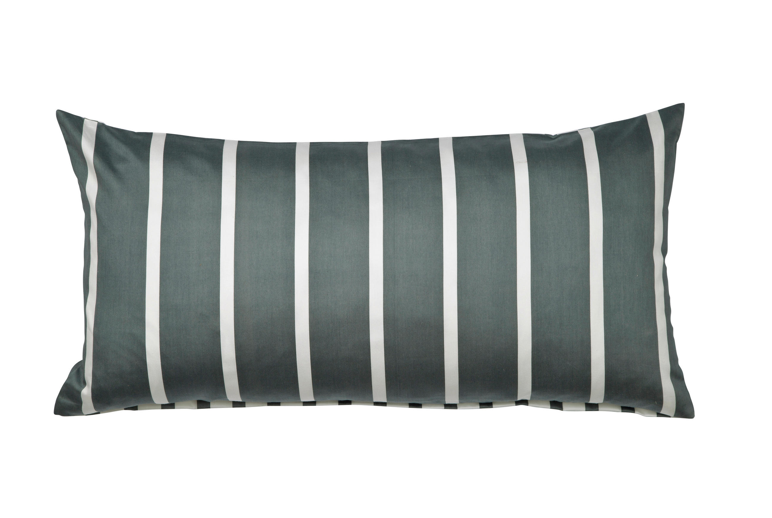 KISSENHÜLLE GENTANO 40/80 cm - Anthrazit/Weiß, Design, Textil (40/80cm) - Janine