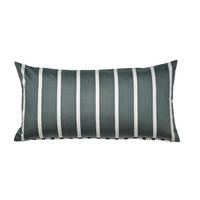 KISSENHÜLLE GENTANO 40/80 cm  - Anthrazit/Weiß, Design, Textil (40/80cm) - Janine