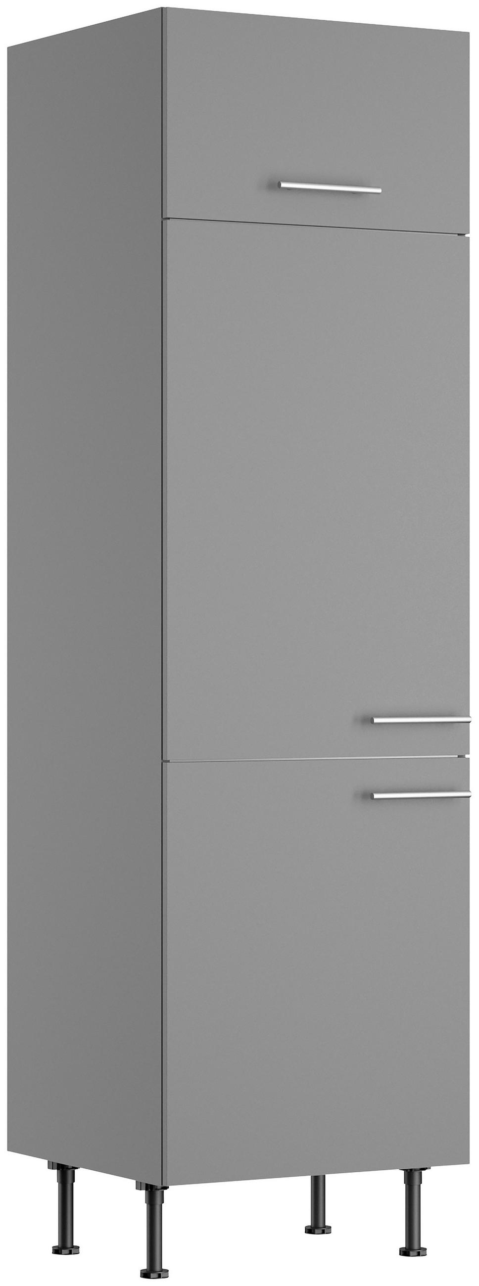 KÜCHENLEERBLOCK 270 cm   in Grau  - Edelstahlfarben/Anthrazit, Basics, Holzwerkstoff/Metall (270cm) - Optifit