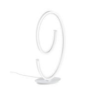 LED-TISCHLEUCHTE CINQUE 26/65/16 cm   - Weiß, Design, Kunststoff/Metall (26/65/16cm) - Cinque