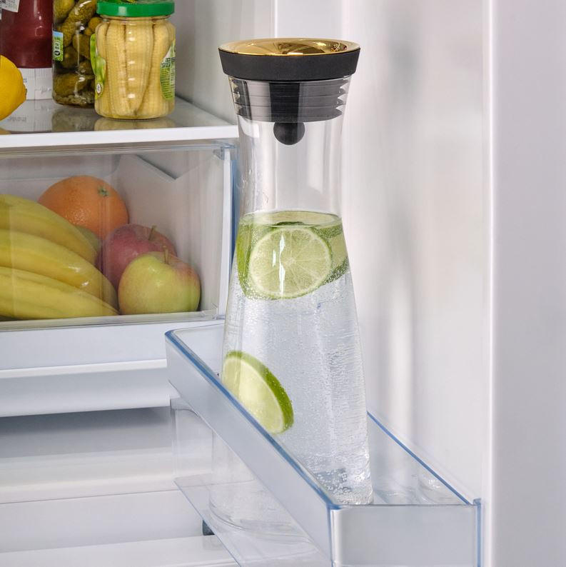 WASSERKARAFFE 1 L    - Goldfarben, Basics, Glas/Metall (1l) - WMF