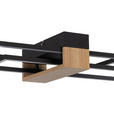 LED-DECKENLEUCHTE 96,5/25/9 cm   - Schwarz, Basics, Holz/Kunststoff (96,5/25/9cm) - Novel