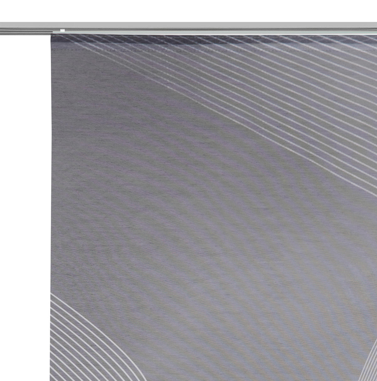 PANELGARDIN  - silver/antracit, Design, textil (60/245cm) - Novel