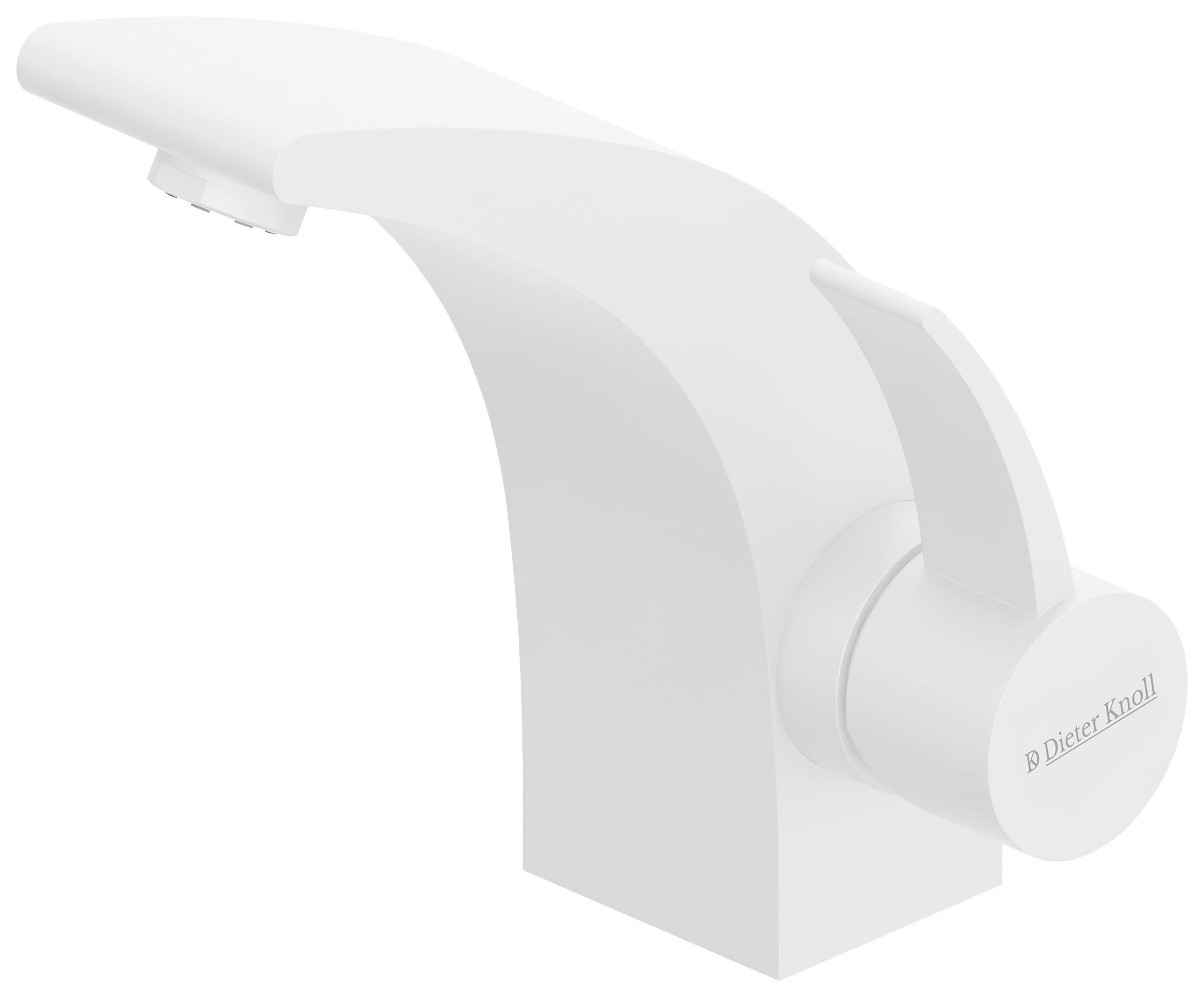 WASCHTISCHARMATUR 28/12/29 cm  - Weiß, MODERN, Metall (28/12/29cm) - Dieter Knoll