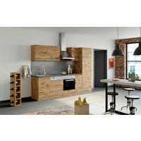 KÜCHENLEERBLOCK   in Eichefarben  - Eichefarben/Anthrazit, MODERN, Holzwerkstoff (270/200/60cm) - Held