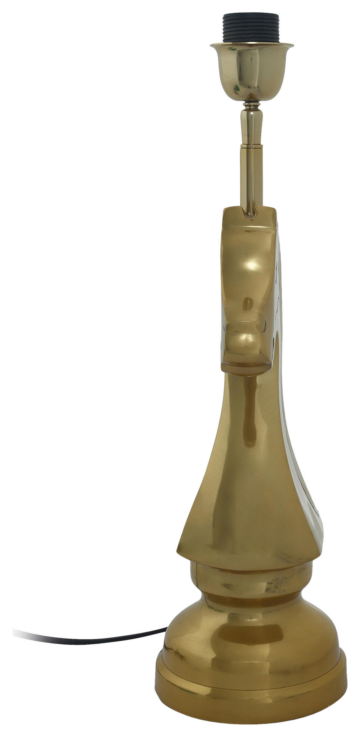STOLNÍ LAMPA, E27, 40/14/62 cm - bílá/barvy zlata, Basics, kov/textil (40/14/62cm) - MID.YOU