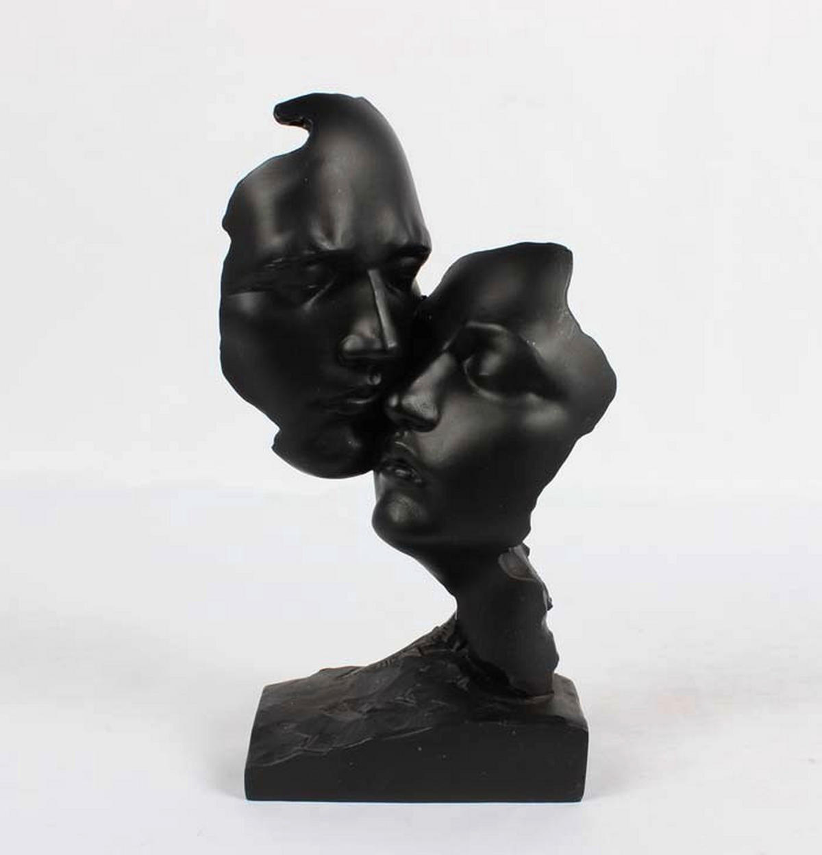 SZOBOR - fekete/arany, Basics, műanyag (12/6/21cm)