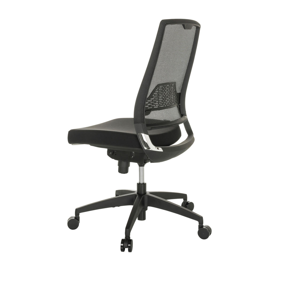 DREHSTUHL Schwarz  - Schwarz, Basics, Kunststoff/Textil (49/98-107/60cm) - MID.YOU