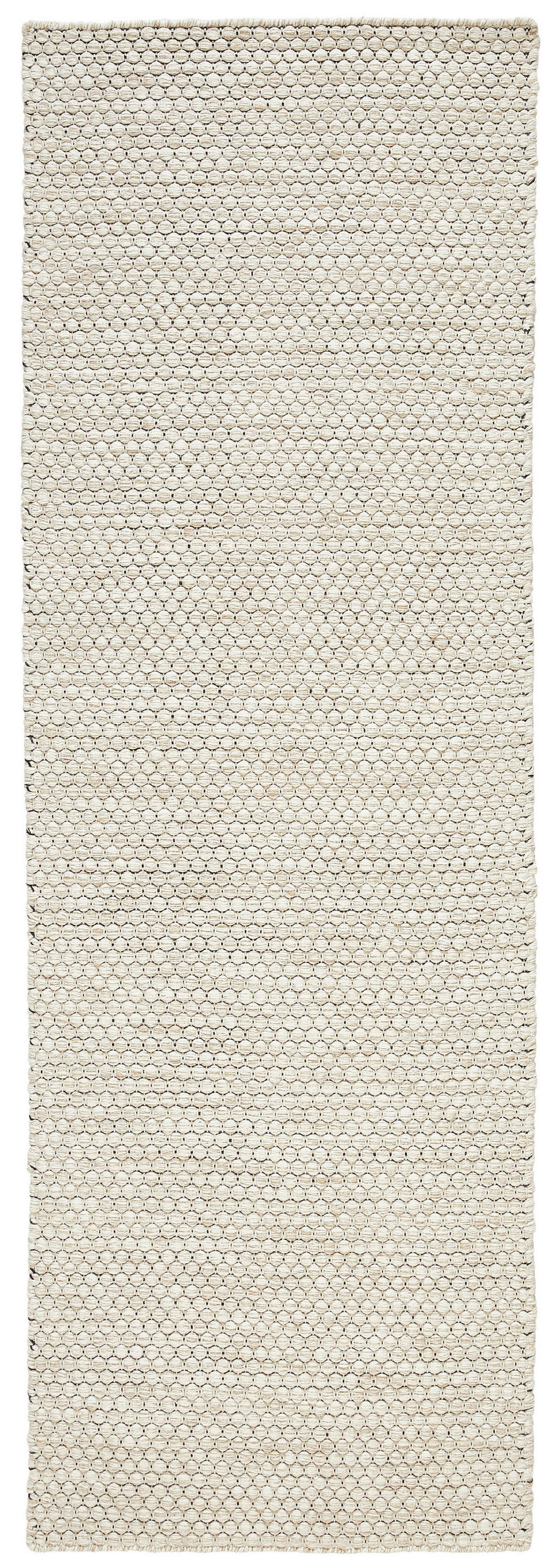 LÄUFER 80/250 cm Happy  - Weiß, KONVENTIONELL, Textil (80/250cm) - Boxxx