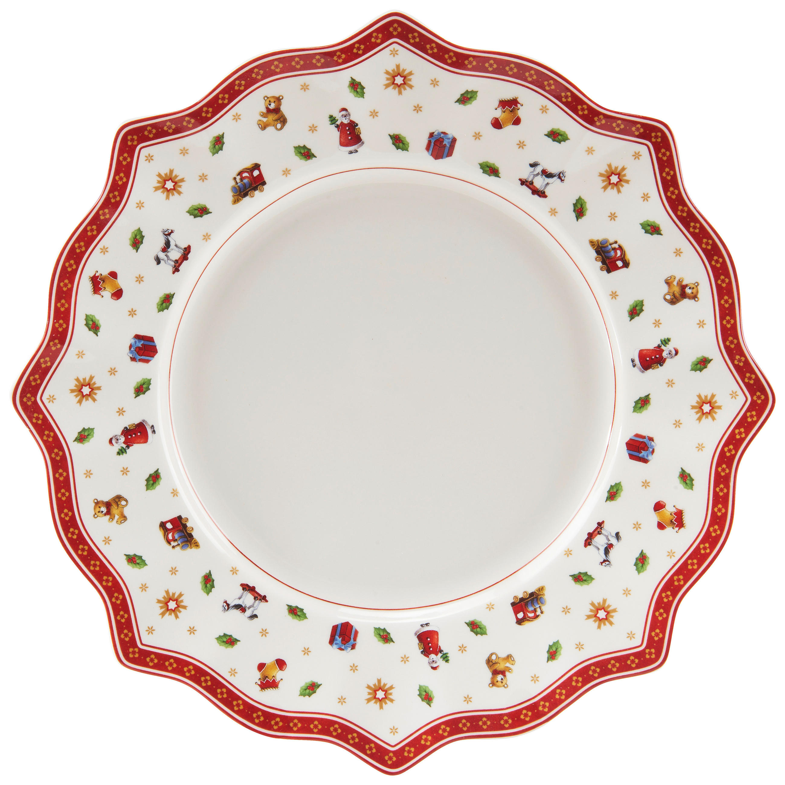 SPEISETELLER Multicolor, Rot, Weiß 29 cm Toys Delight  - Rot/Multicolor, Basics, Keramik (29cm) - Villeroy & Boch