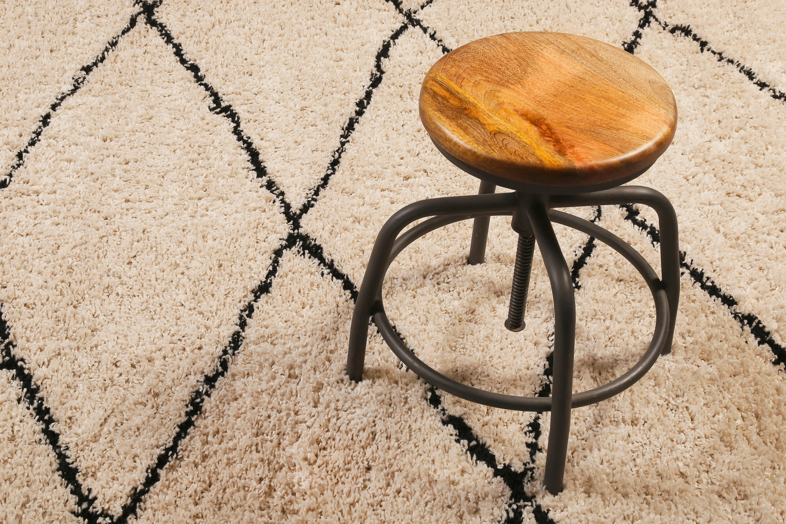 HOCHFLORTEPPICH 133/200 cm Studio One Beige  - Beige, Design, Textil (133/200cm) - WECON HOME