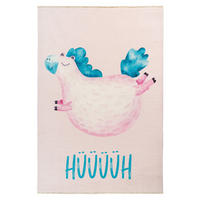 KINDERTEPPICH 115/170 cm  - Pastellblau/Hellrosa, Trend, Textil (115/170cm) - Obsession