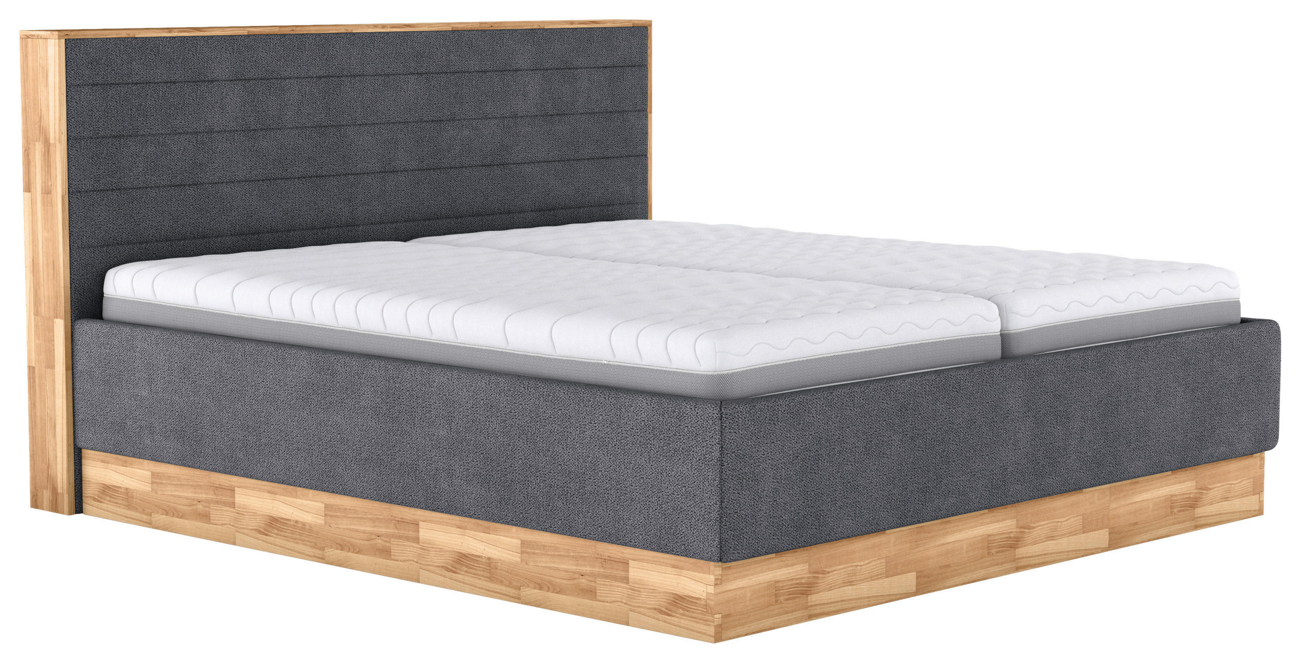 Polsterbett Peseta Anthrazit Lxf: ca. 160x200 cm