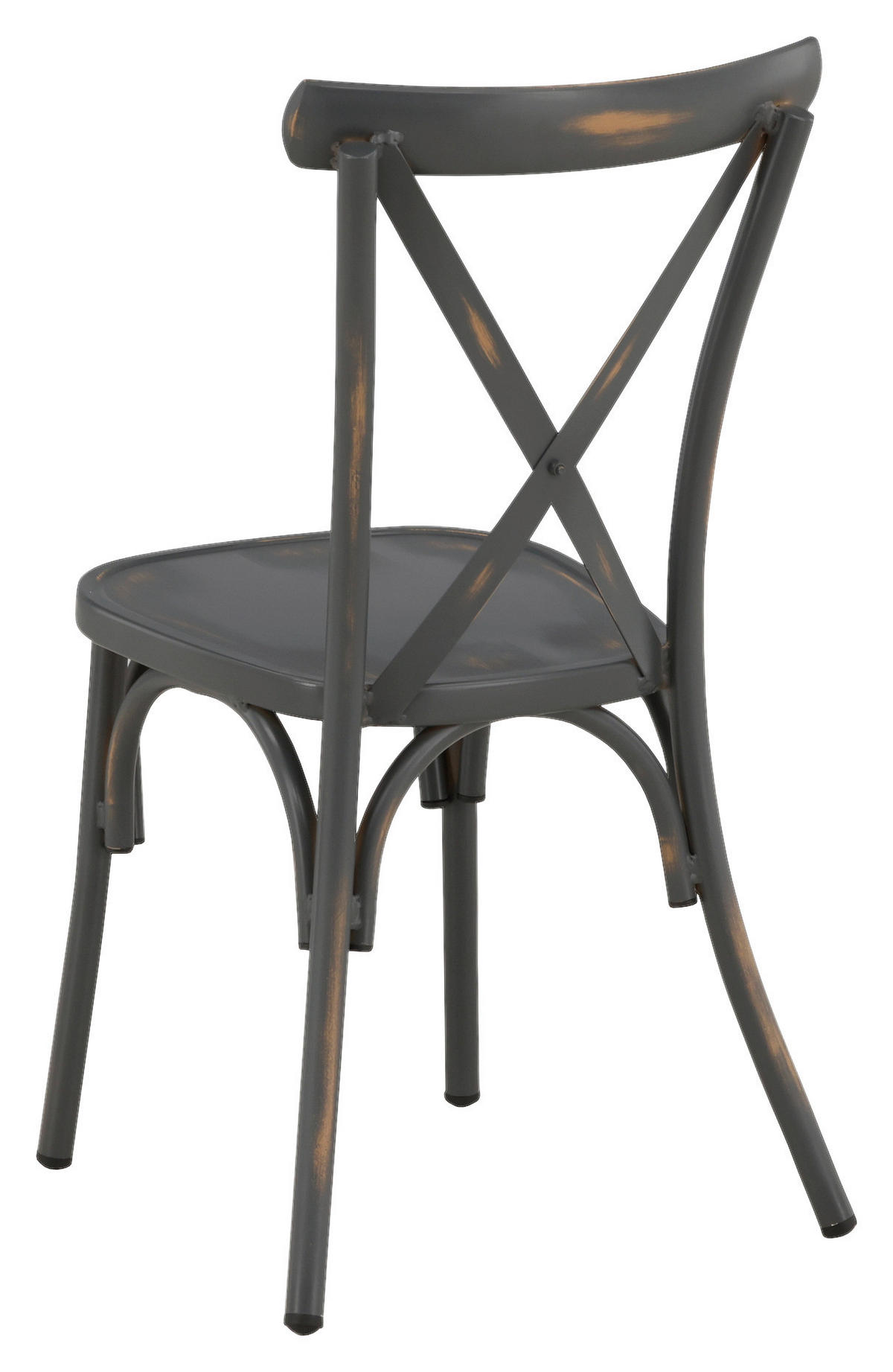 GARTENSTUHL-SET Metall Schwarz  - Schwarz, KONVENTIONELL, Metall (48/88/48cm) - Gardenson
