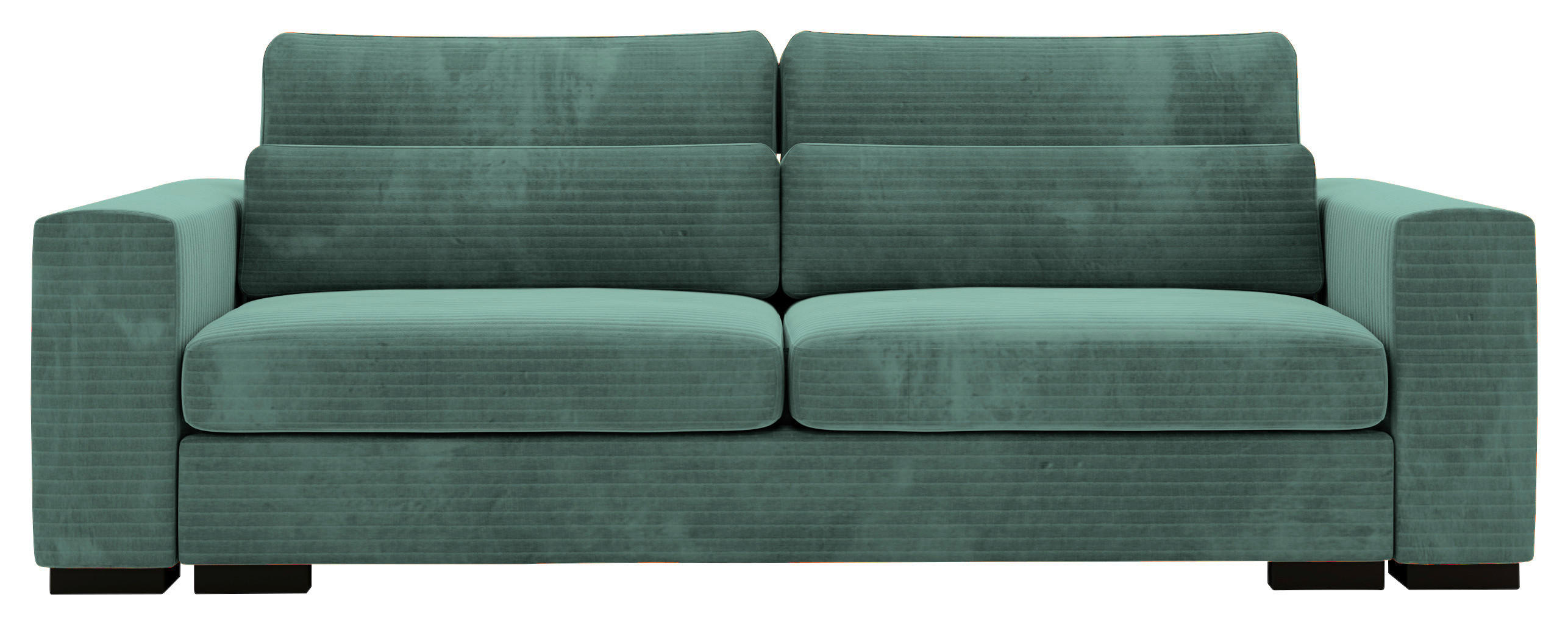 SCHLAFSOFA Flachgewebe Petrol  - Petrol/Schwarz, KONVENTIONELL, Kunststoff/Textil (236/78/114cm) - Carryhome