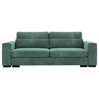 SCHLAFSOFA in Flachgewebe Petrol  - Petrol/Schwarz, Konventionell, Kunststoff/Textil (236/78/114cm) - Carryhome