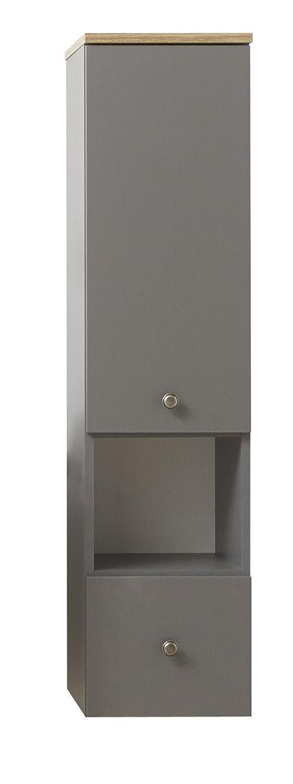 MIDISCHRANK Grau  - Grau, LIFESTYLE (30/122,5/33cm) - Xora