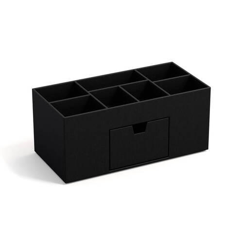 TISCHORGANIZER 12/24.5/10.5 cm  - Schwarz, Basics, Karton/Papier (12/24.5/10.5cm)