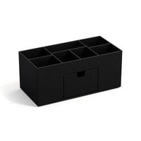 TISCHORGANIZER    12/24.5/10.5 cm  - Schwarz, Basics, Karton/Papier (12/24.5/10.5cm)