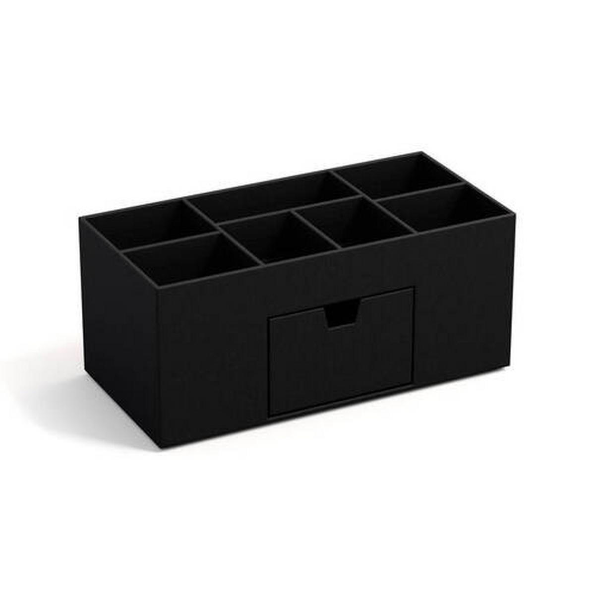 TISCHORGANIZER    12/24.5/10.5 cm  - Schwarz, Basics, Karton/Papier (12/24.5/10.5cm)