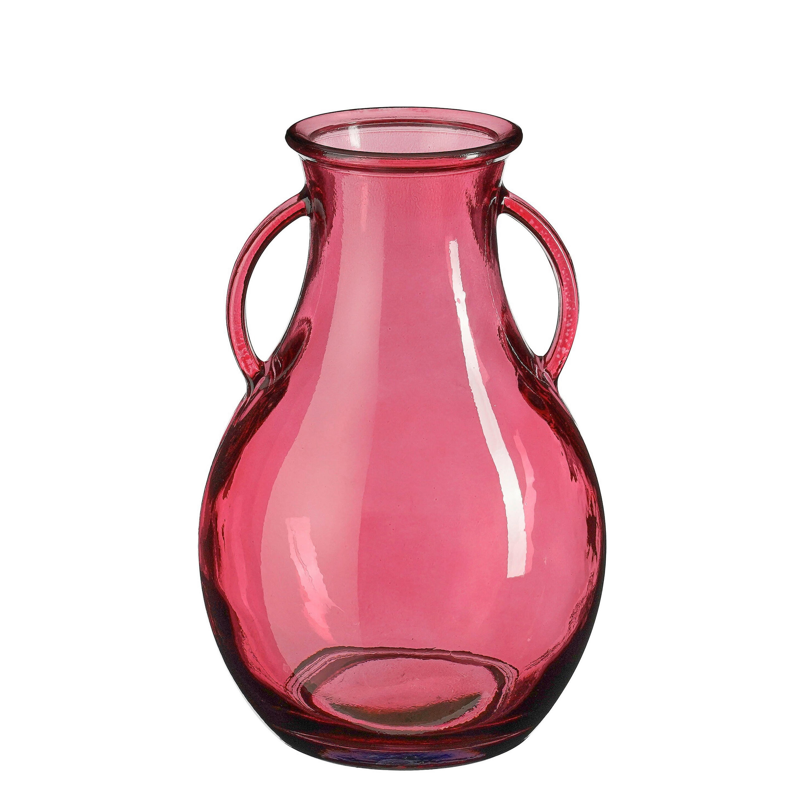 VÁZA, sklo, 32 cm - pink, Basics, sklo (20/32cm)