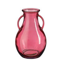 VÁZA, sklo, 32 cm - pink, Basics, sklo (20/32cm)
