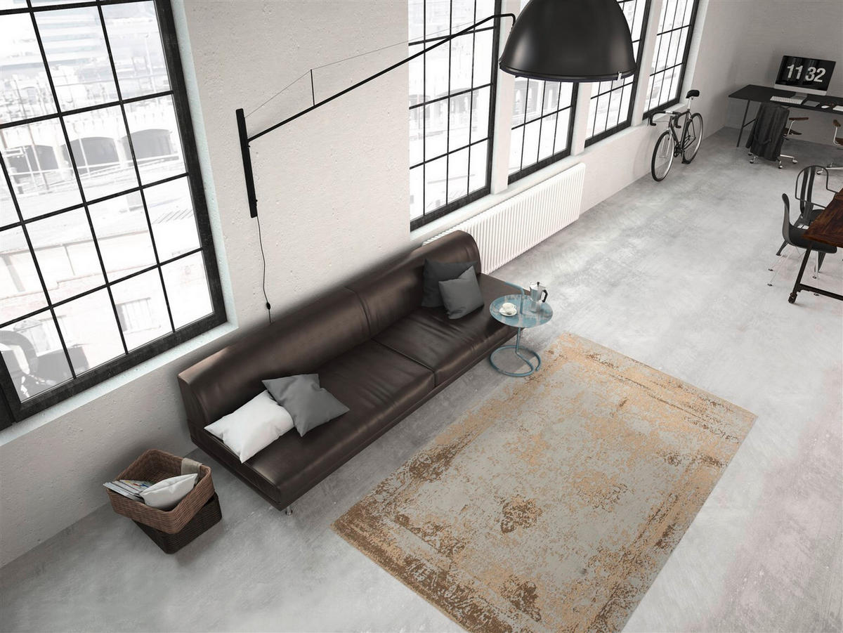 FLACHWEBETEPPICH 160/230 cm Nostalgia 285 Sand Creme  - Creme, KONVENTIONELL, Textil (160/230cm)