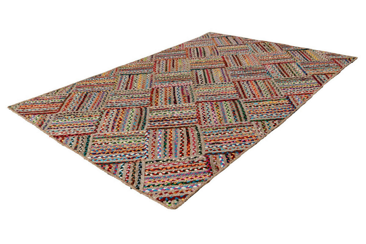 FLACHWEBETEPPICH 160/230 cm Multicolor rechteckig  - Multicolor, Basics, Textil (160/230cm) - Kayoom