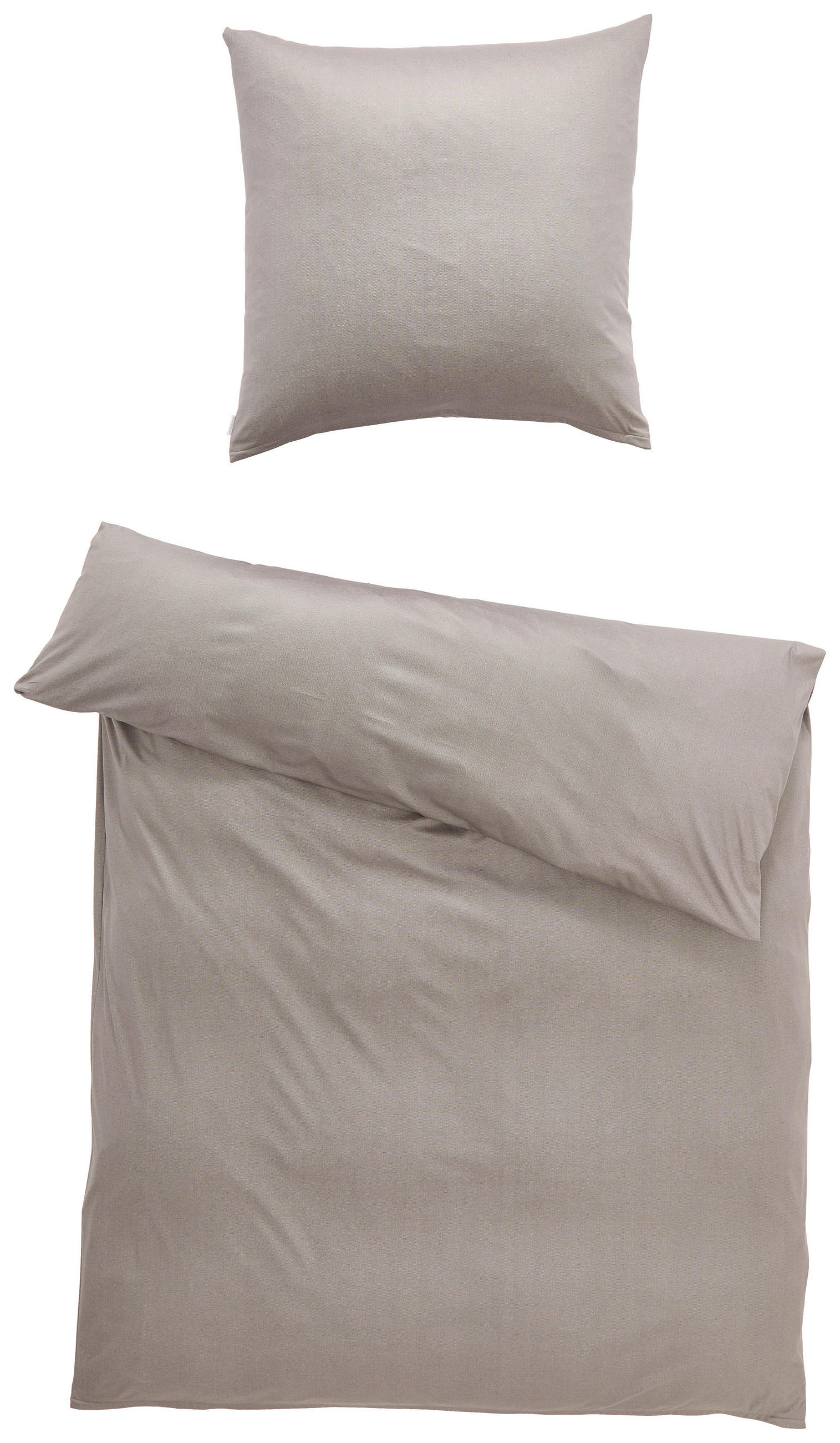 BETTWÄSCHE Interlock-Jersey 135/200 cm  - Taupe, Basics, Textil (135/200cm) - Estella