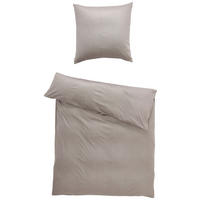 BETTWÄSCHE Interlock-Jersey 135/200 cm  - Taupe, Basics, Textil (135/200cm) - Estella