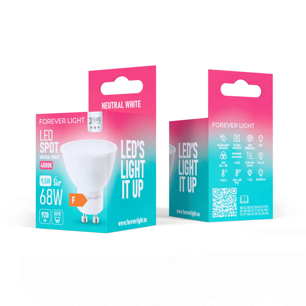 LED SIJALICA - bela, Osnovno, plastika (50/56cm)