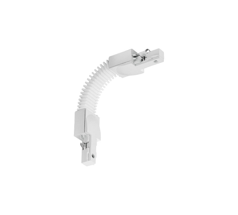 SCHIENENSYSTEM-VERBINDER - Weiß, Basics, Kunststoff (3/2/30cm) - Trio Leuchten