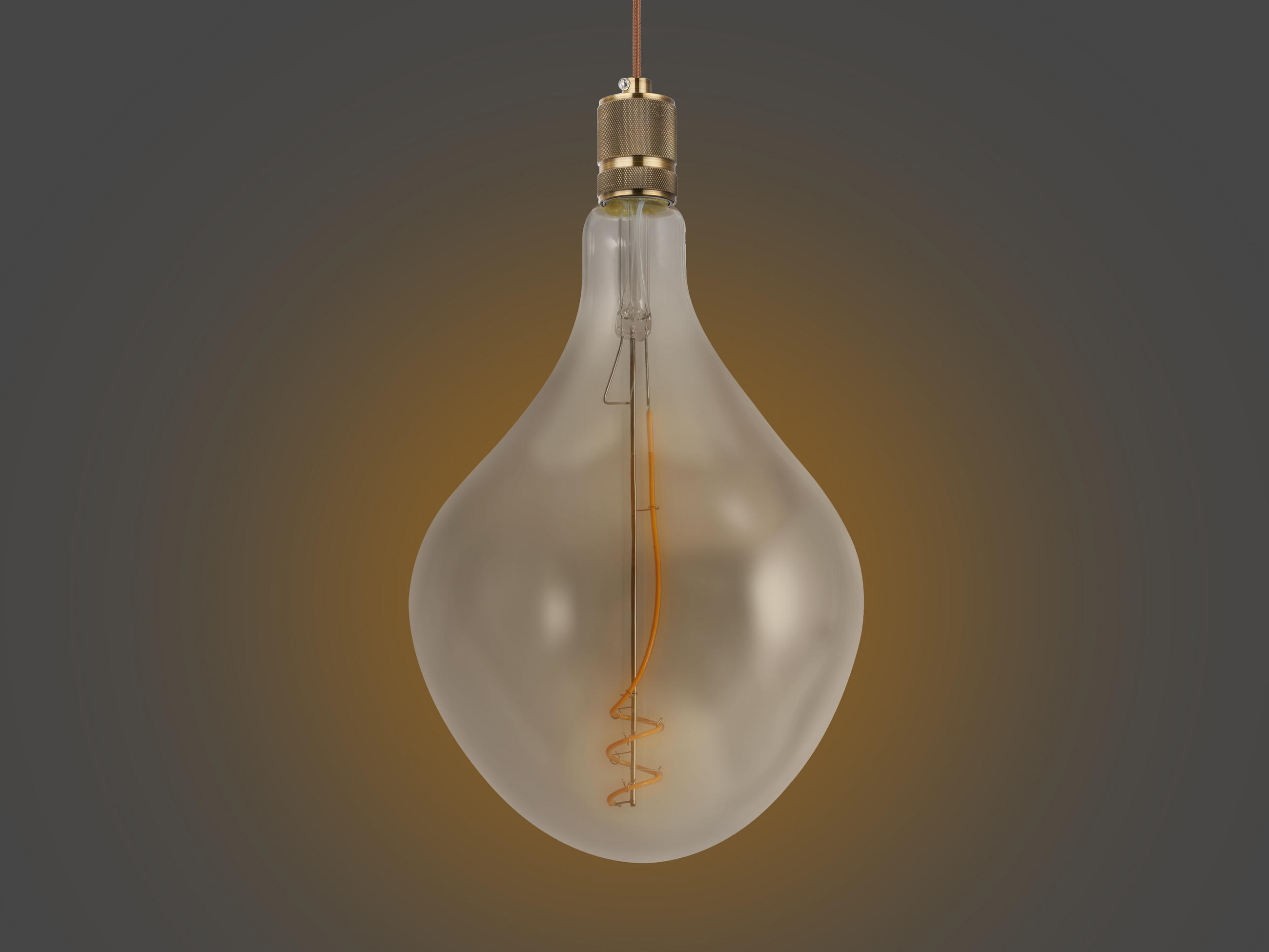 LED ŽÁROVKA E27 - Basics, kov/sklo (16/28cm) - Marama
