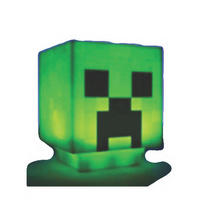 LED-DEKOLEUCHTE - Hellgrün/Grün, Trend, Kunststoff (9/11/9cm) - Minecraft