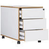 RULLHURTS 42/50/70 cm  - vit/honungsek, Design, trämaterial/plast (42/50/70cm) - MID.YOU