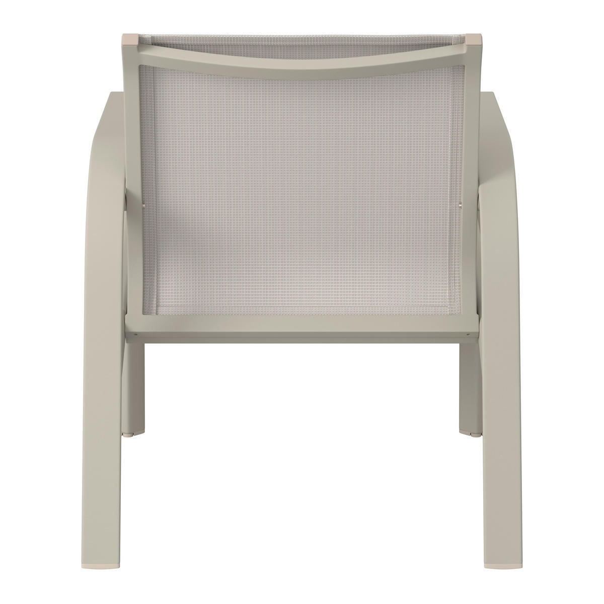 GARTENSET Webstoff Aluminium  - Beige/Weiß, MODERN, Textil/Metall (67/122/53/82/82/35/72/72/103cm) - Ambia Garden