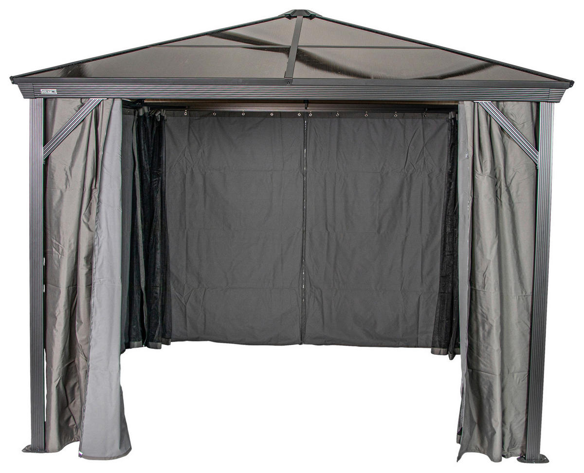 PERGOLA-SEITENTEIL  - Dunkelgrau, Basics, Textil - Ambia Garden