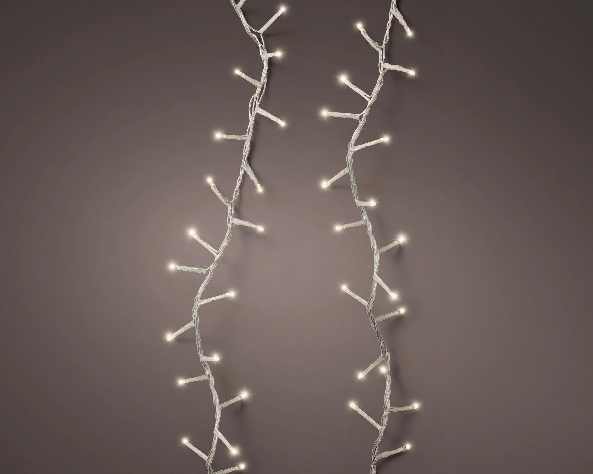 SVETELNÁ REŤAZ  1100,00 cm - priehľadné/biela, Design (1100,00cm)