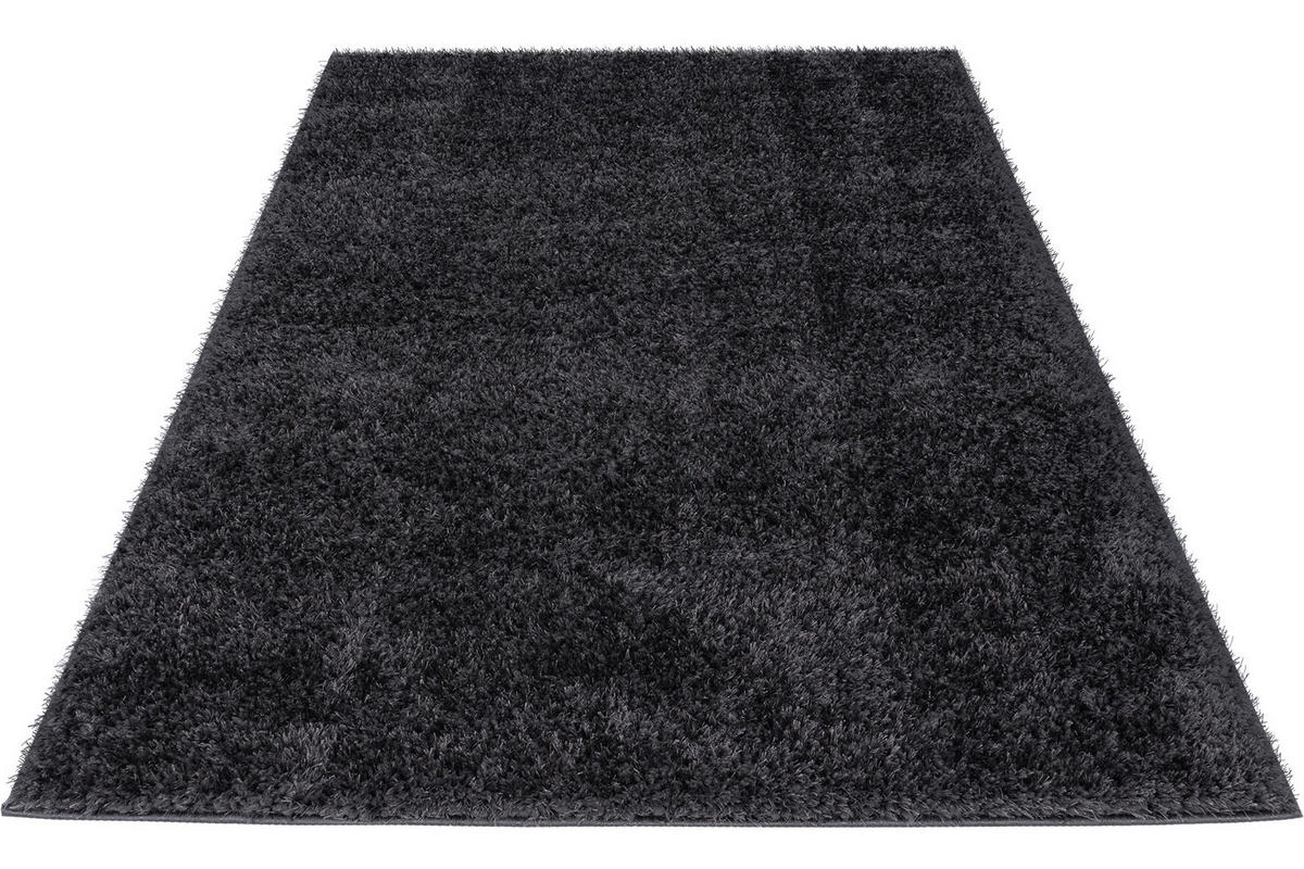 HOCHFLORTEPPICH 120/170 cm  - Graphitfarben, Konventionell, Textil (120/170cm) - Novel