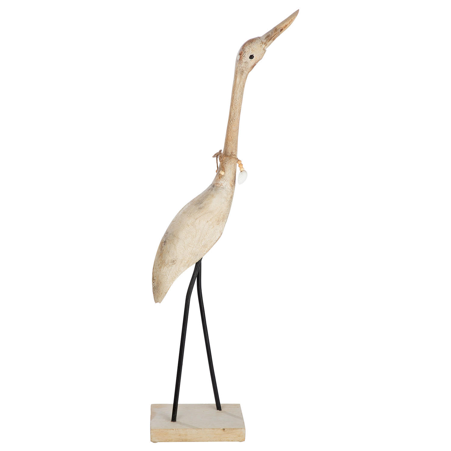 DEKOVOGEL - Beigebraun, Basics, Holz/Metall (27/93/13cm)