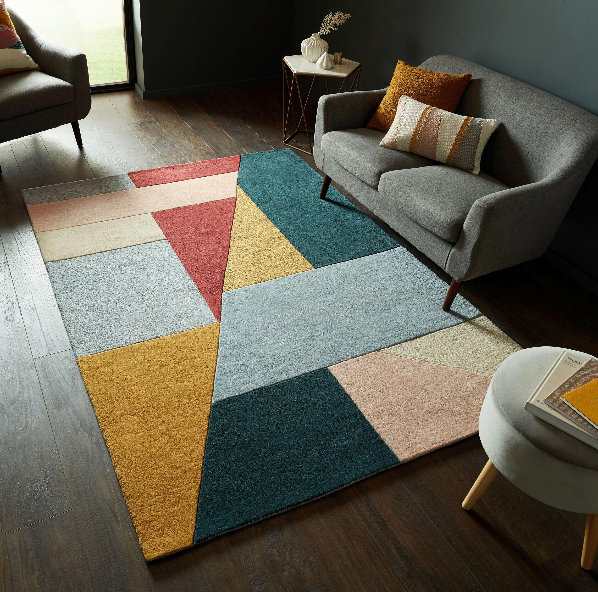 VLNĚNÝ KOBEREC, 160/230 cm, vícebarevná - vícebarevná, Basics, textil (160/230cm)